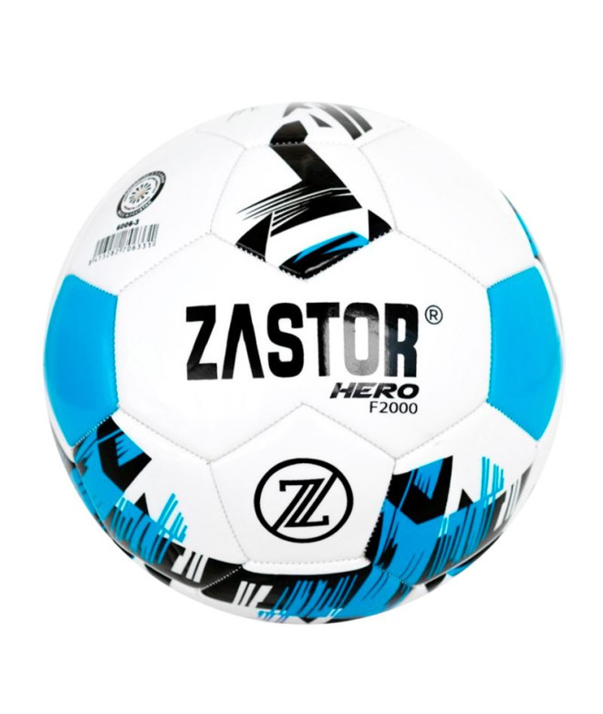 Ballon de Football Zastor Hero 3F2000 Bleu T-3