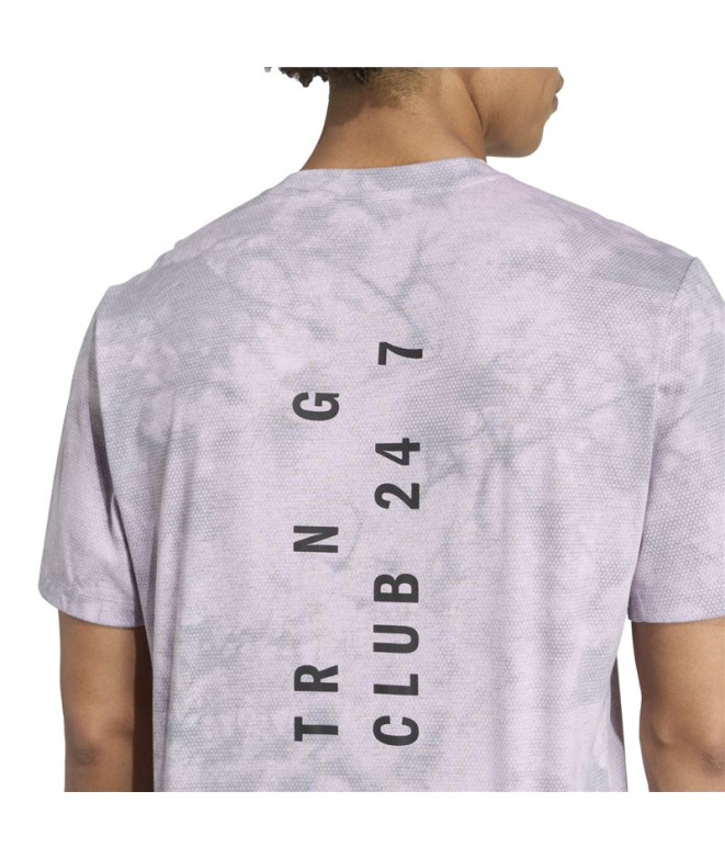 T-shirt de Fitness adidas Power Aop Tee Homme...