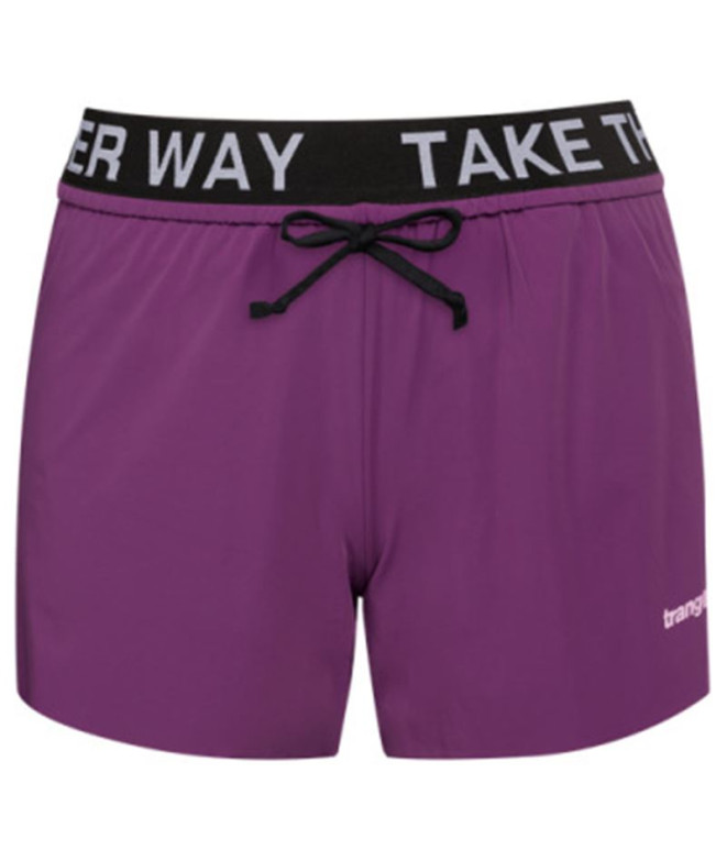 Pantalones Cortos Trangoworld Larues Mujer Morado
