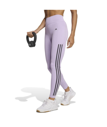 Mallas de Fitness adidas Opt 3 Bandas 1/1 L Mujer Lila