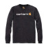 Camiseta Carhartt Core Logo T-Shirt L/S Hombre Negro