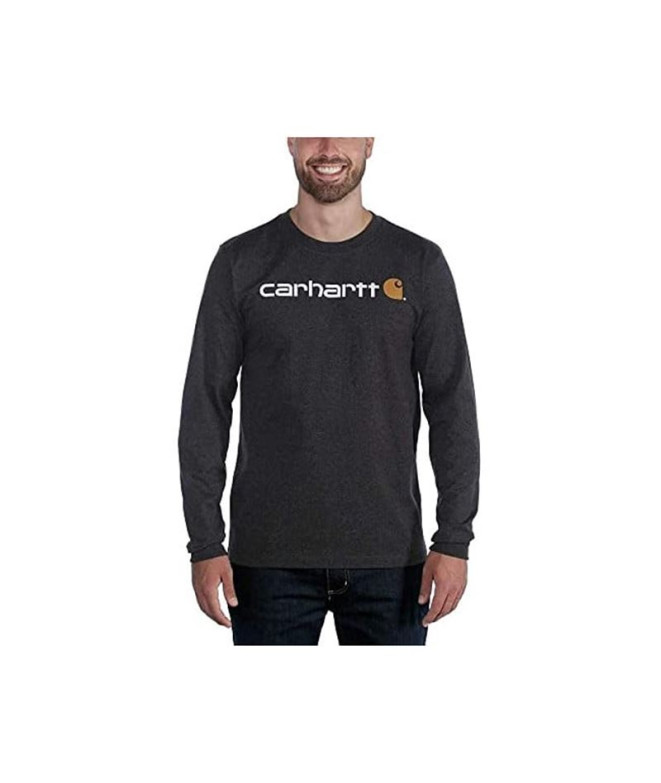 Camiseta Carhartt Core Logo T-Shirt L/S Hombre...