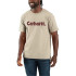 Camiseta Carhartt Logo Graphic Hombre Beige