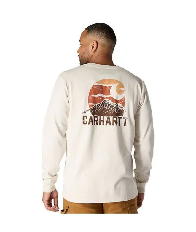 Camiseta Carhartt Mountain Graphic Hombre Malta