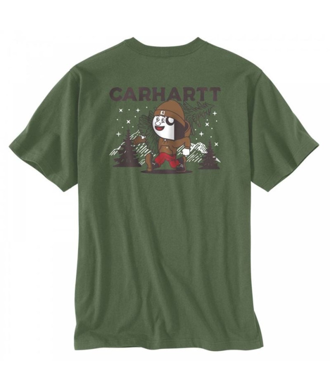 Camiseta Carhartt Pocket Outdoor Graphic Homem...