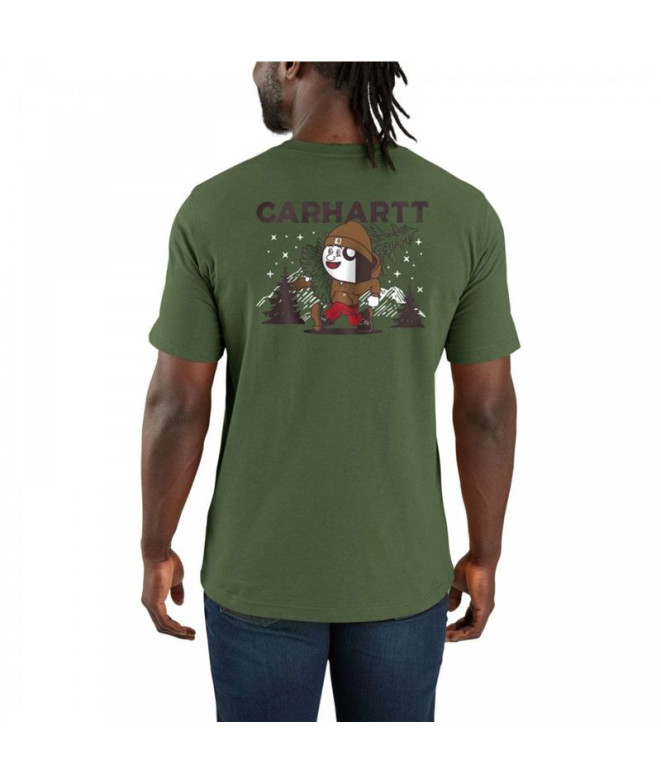 Camiseta Carhartt Pocket Outdoor Graphic Homem...