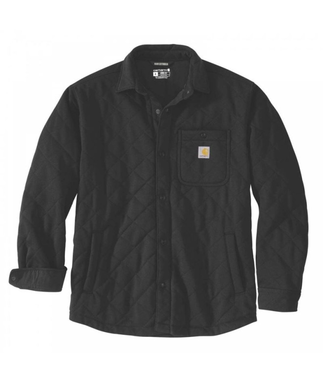 Camisa Carhartt Quilted Snap Front Hombre Negro