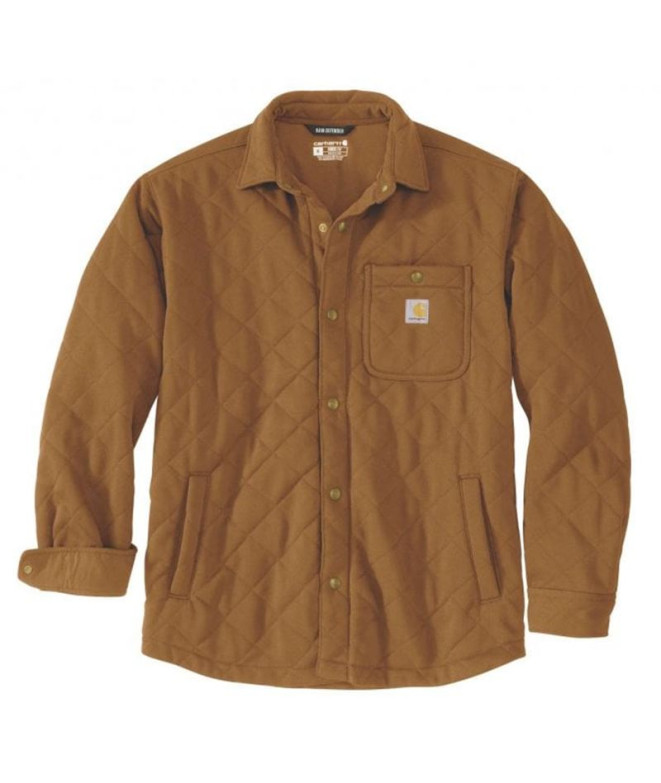 Camisa Carhartt Quilted Snap Front Marrón