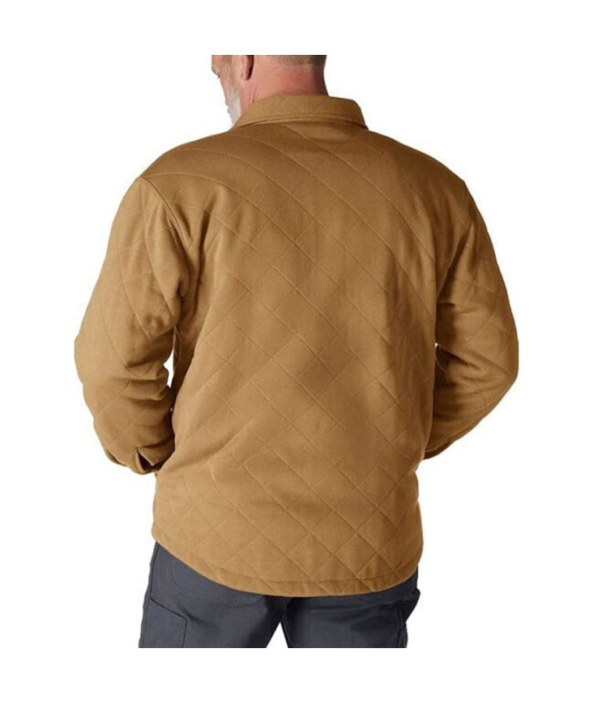 Camisa Carhartt Quilted Snap Front Marrom