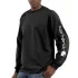 Camiseta Carhartt Sleeve Logo T-Shirt L/S Hombre Negro