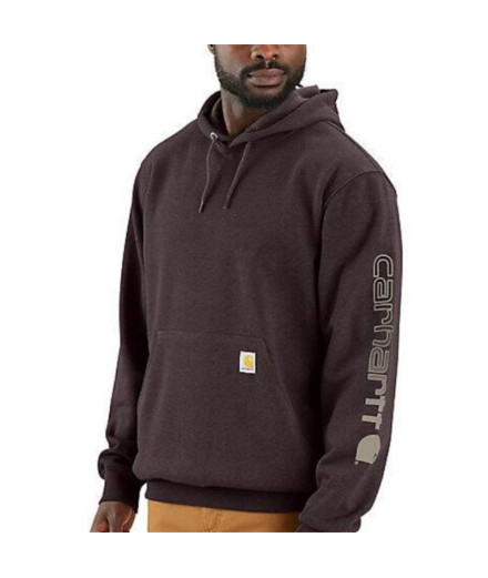 Moletom Carhartt Sleeve Logo Homem Bege