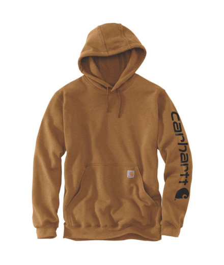 Sudadera Carhartt Sleeve Logo Hooded Sweatshirt Hombre...
