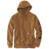 Sudadera Carhartt Sleeve Logo Hooded Sweatshirt Hombre Carhartt® Brown