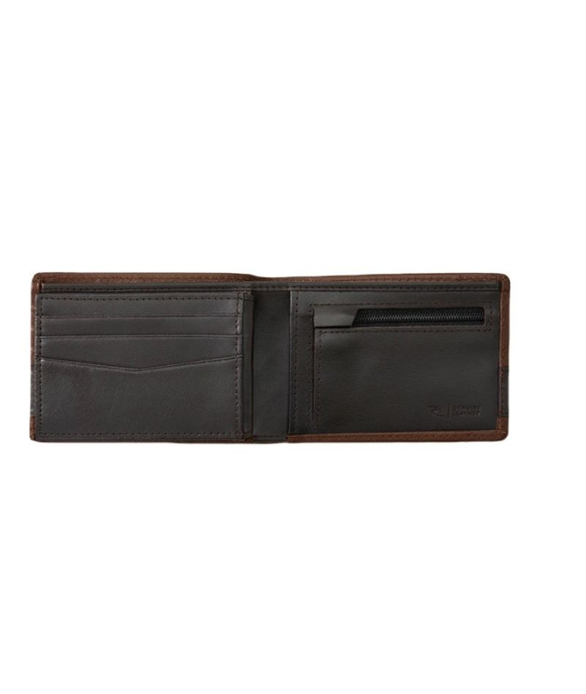 Carteira Rip Curl Diamond Rfid Slim Marrom