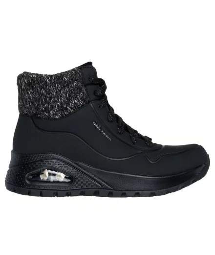 Botines Skechers Uno Rugged Mujer Darling Daze Negro