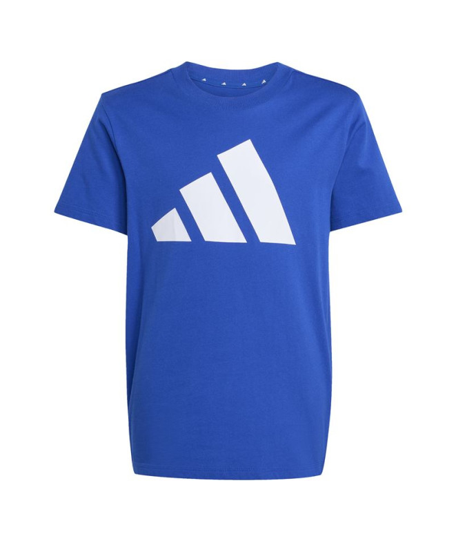 Conjunto adidas Bl T-Set Infantil Azul / Branco