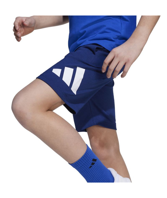 Conjunto adidas Bl T-Set Infantil Azul / Branco