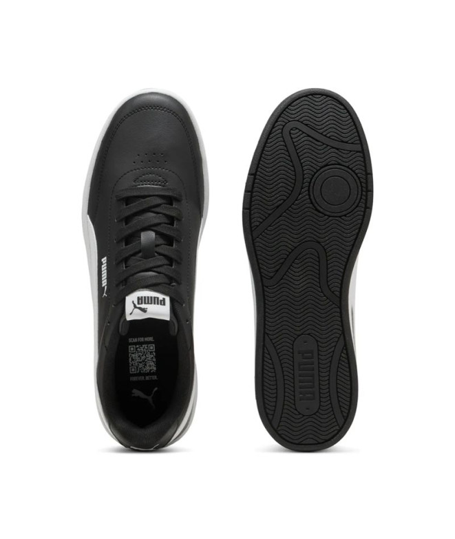 Zapatillas Puma Court Classic Clean, Black-,...