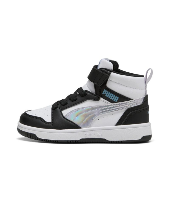 Sapatilhas Puma Rebound V6 Mid, Preto-Lilás,...