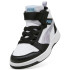 Zapatillas Puma Rebound V6 Mid, Black-Lil, Niña