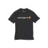 Camiseta Carhartt Core Logo T-Shirt S/S Hombre Negro