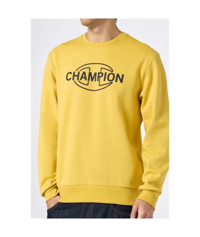 Sweat Champion Boutique Graphique Homme Jaune