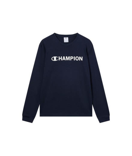 T-shirt Champion Boutique Graphique Homme Bleu Marine