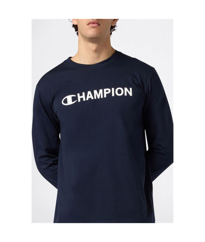 T-shirt Champion Boutique Graphique Homme Bleu...