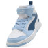 Chaussures Puma Rebound V6 Mid, Blanc-Dark, Enfant