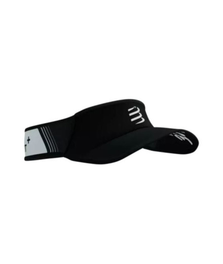 Viseira de Running Compressport Spiderweb Ultralight Preto