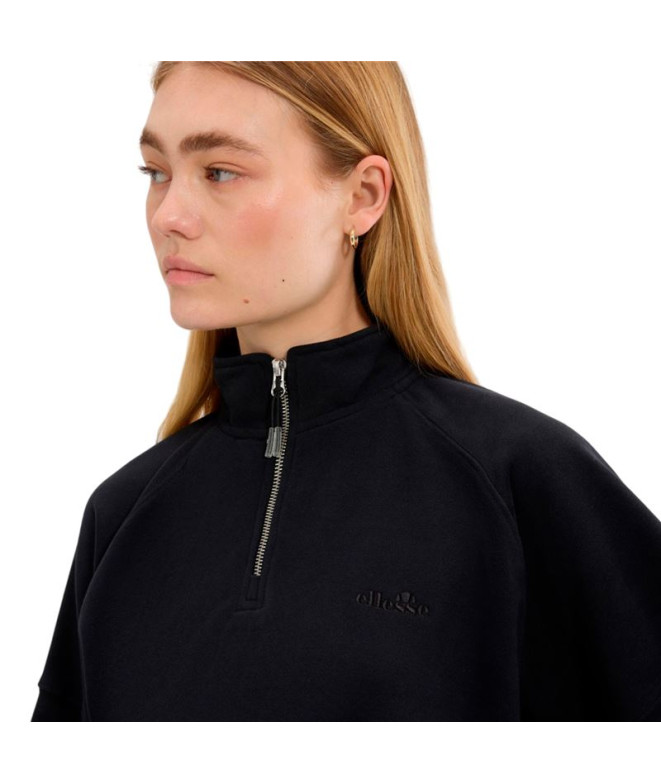 Moletom Ellesse Carrera 1/4 Zip Top Preto