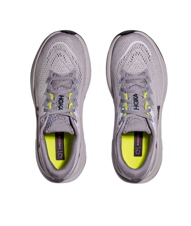 Sapatilhas de Running Hoka Rincon 4 Mulher Cinza