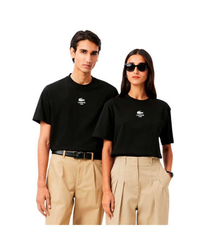 Camiseta Lacoste Tee-Shirt Unisex Negro