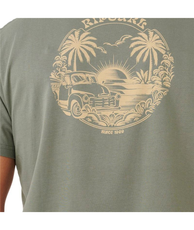 Camiseta Rip Curl Surfar Trip Tee Homem Verde
