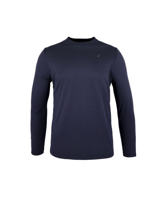 Camiseta de Running Joluvi Shock Long Marino...