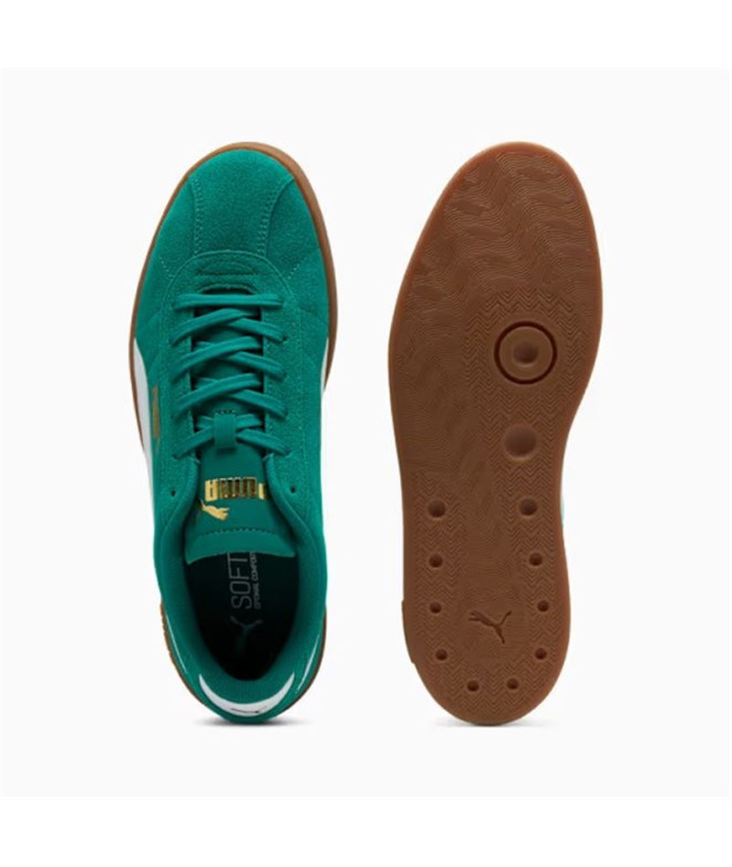 Zapatillas Puma Club II Wild Green- White-P Unisex