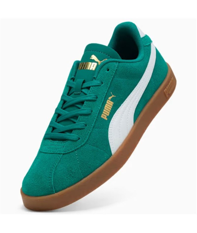 Zapatillas Puma Club II Wild Green- White-P Unisex