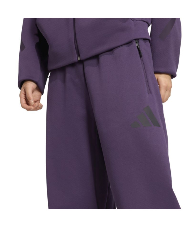 Pantalón adidas Z.N.E. Bar Mujer Morado