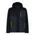 Chaqueta de Montaña CMP Man Zip Detachable Inn. Hombre Negro Antracita