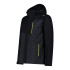 Chaqueta de Montaña CMP Man Zip Detachable Inn. Hombre Negro Antracita