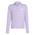 Camiseta de Fitness adidas Jg Gt Pz Zip Ls Niña Blanco / Cirpol