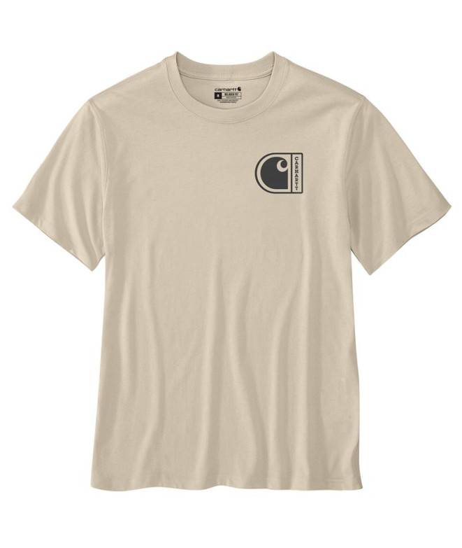 Camiseta Carhartt C Graphic S/S Hombre Beige