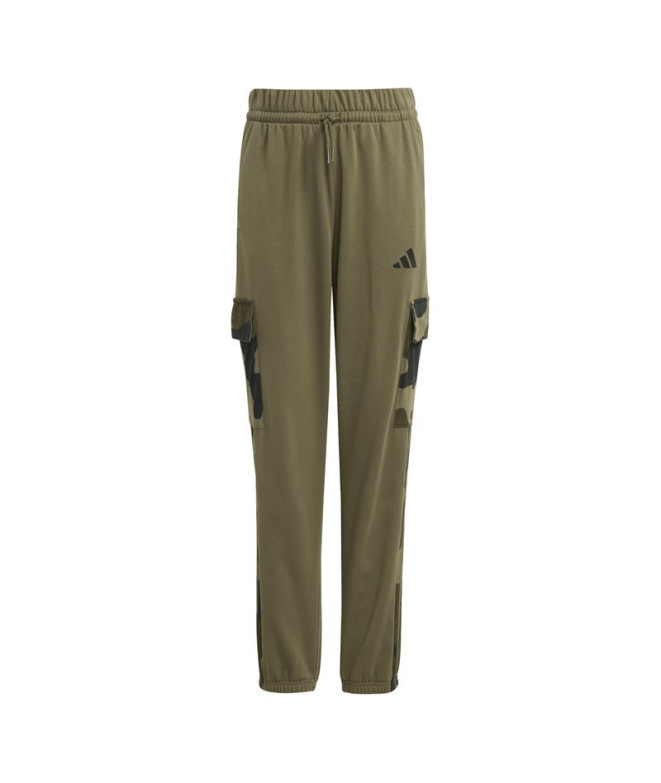 Pantalón adidas Camo 3S Cgo P Infantil Verde...