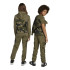 Pantalón adidas Camo 3S Cgo P Infantil Verde Oscuro