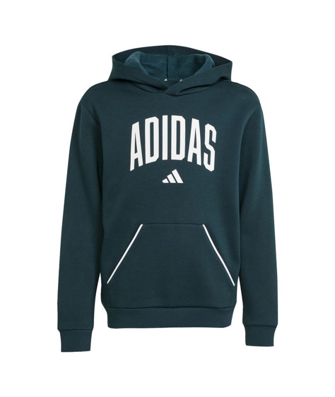 Moletom adidas Clgt Oh Fleece Hd Infantil Verde