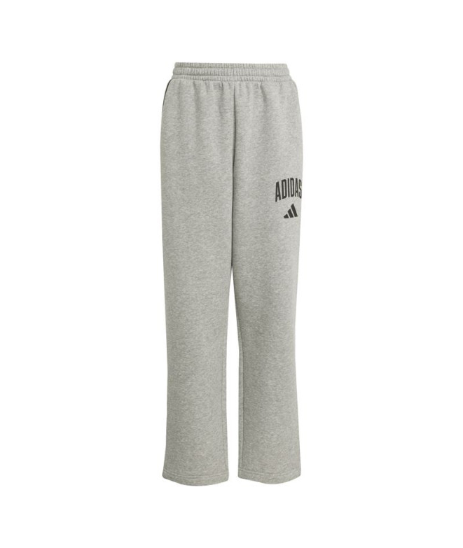 Pantalón adidas Clgt Fleece Pnt Infantil Gris