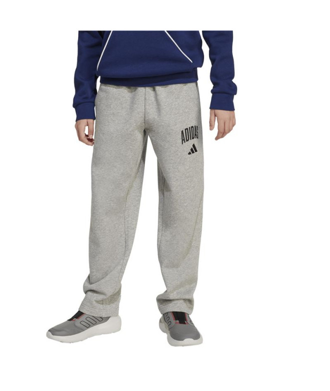 Pantalon adidas Clgt Fleece Pnt Enfant Gris