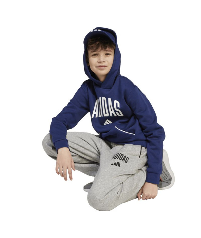 Pantalon adidas Clgt Fleece Pnt Enfant Gris