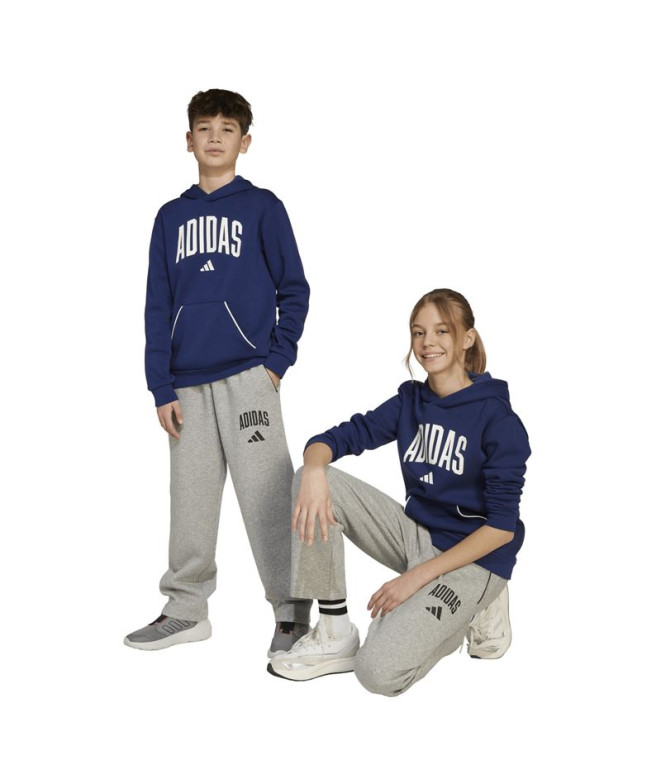 Pantalon adidas Clgt Fleece Pnt Enfant Gris