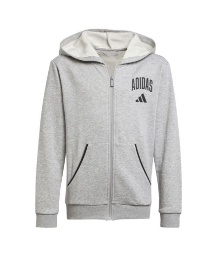 Casaco adidas Clgt Ft Fz Infantil Cinza
